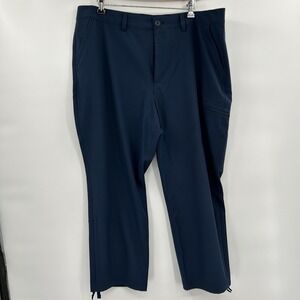 Eddie Bauer Womens‎ Stretch Ripstop Cropped Pants Size 16 Blue Hiking Gorpcore